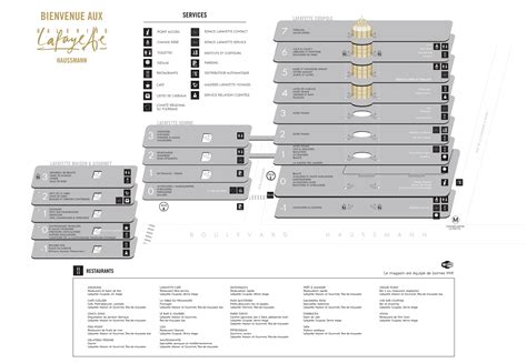 galeries lafayette haussmann map